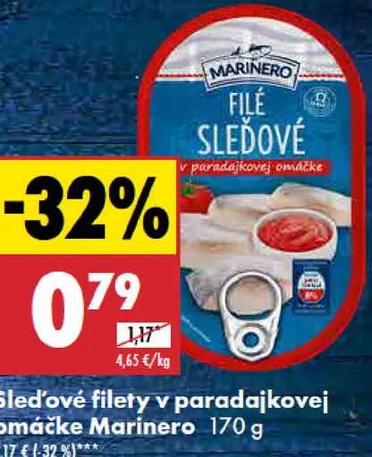 Marinero Sleďové filety v paradajkovej omáčke
