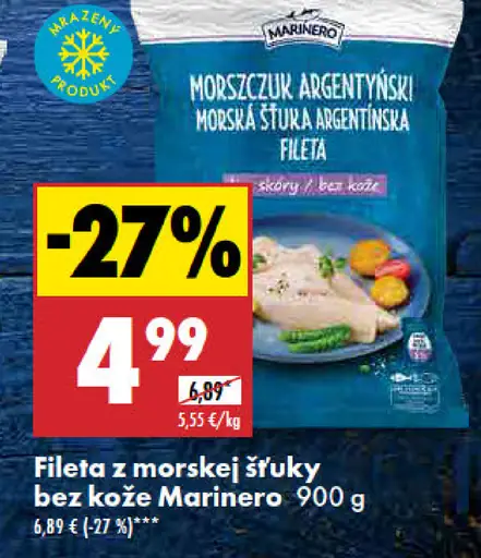 Marinero Fileta z morskej šťuky bez kože