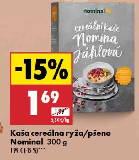 Nominal Nomina cereálna kaša ryžová