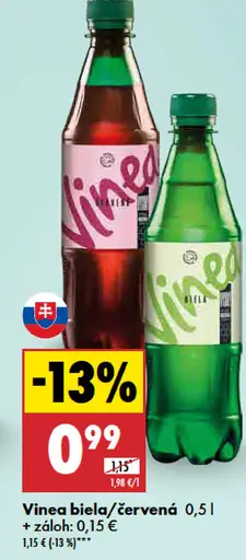Vinea biela/červená