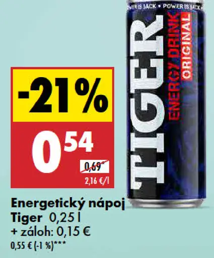 Tiger Energetický nápoj