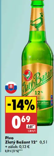 Zlatý Bažant 12°