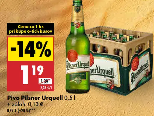 Pilsner Urquell plechovka