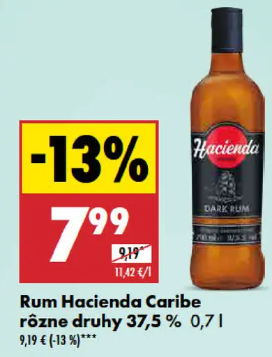 Rum Hacienda Caribe