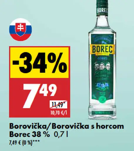 Borovička/Borovička s horcom Borec