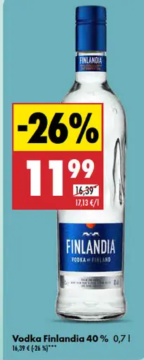 Vodka Finlandia
