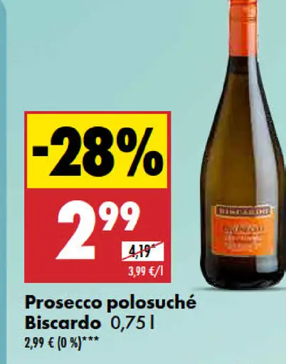 Prosecco polosuché Biscardo