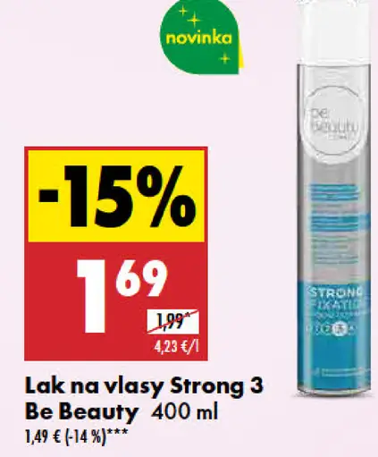 Be Beauty Lak na vlasy Strong 3