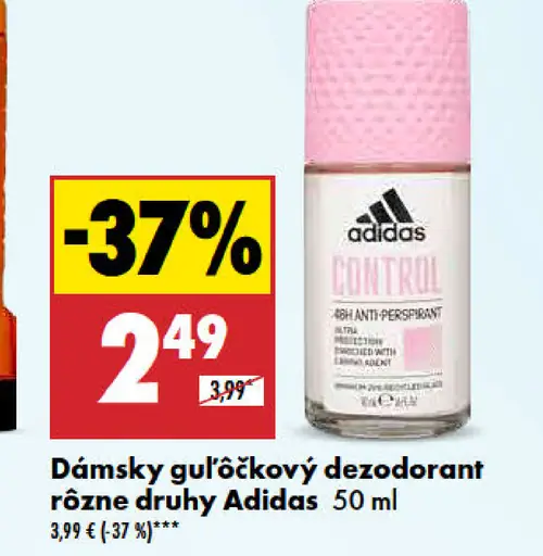 Adidas dámsky guľôčkový dezodorant