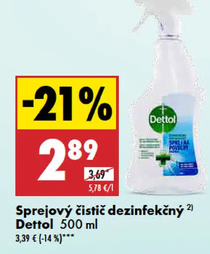 Dettol Sprejový čistič dezinfekčný