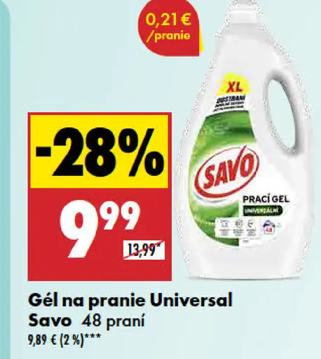 Savo Gél na pranie Universal