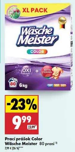 Wäsche Meister Prací prášok Color