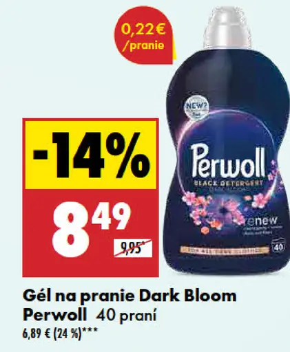 Gél na pranie Dark Bloom Perwoll