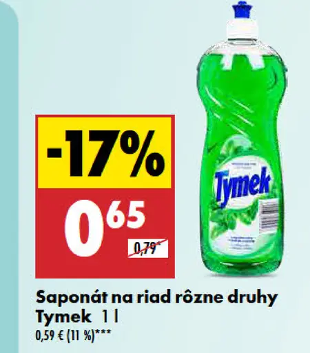 Tymek saponát na riad