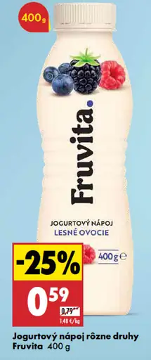 Fruvita Jogurtový nápoj lesné ovocie