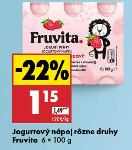 Fruvita Jogurtový nápoj
