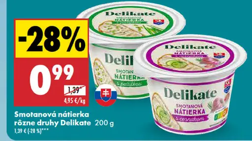 Delikate Smotanová nátierka