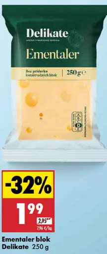 Delikate Ementaler blok