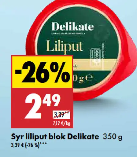 Delikate Liliput syr