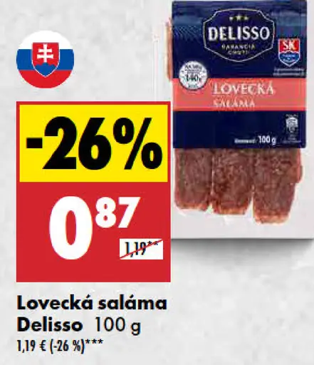 Delisso Lovecká saláma