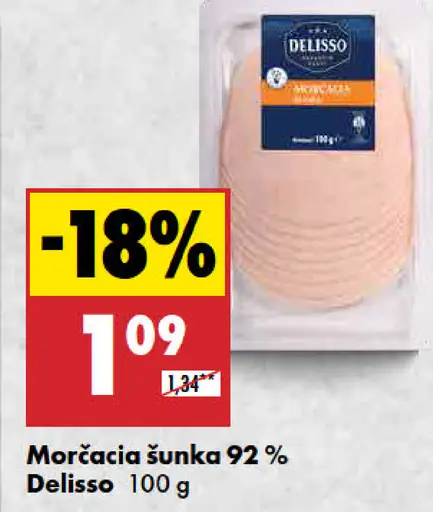 Delisso Morčacia šunka 92 %