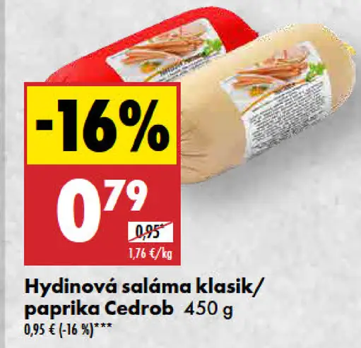 Delisso Hydinová saláma klasik/paprika