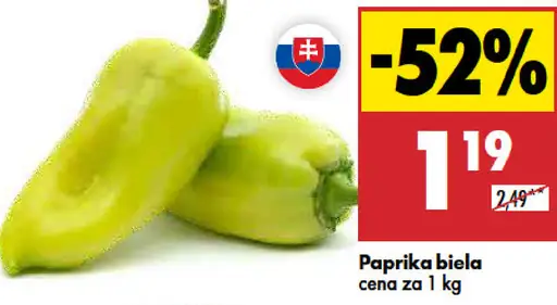 Paprika biela