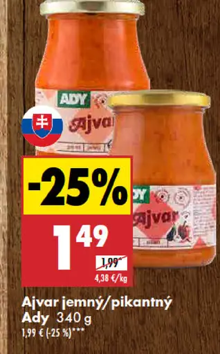Ajvar jemný/pikantný