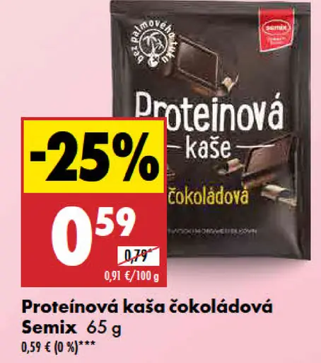 Semix čokoládová proteínová kaša