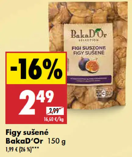 BakaD'Or Figy sušené