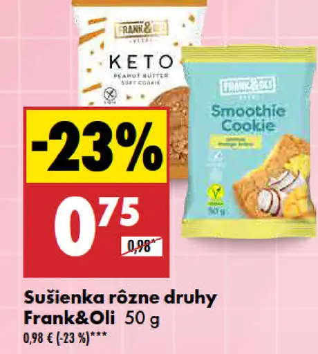 Frank&Oli Sušienka rôzne druhy