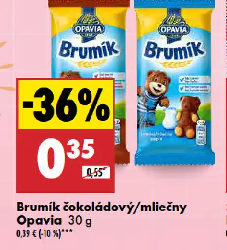 Opavia Brumík čokoládový/mliečny
