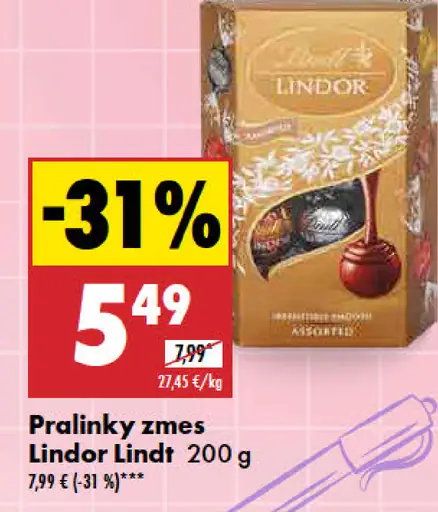 Lindt Pralinková zmes