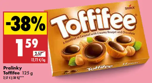 Toffifee pralinky