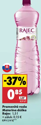 Rajec Pramenitá voda materina dúška