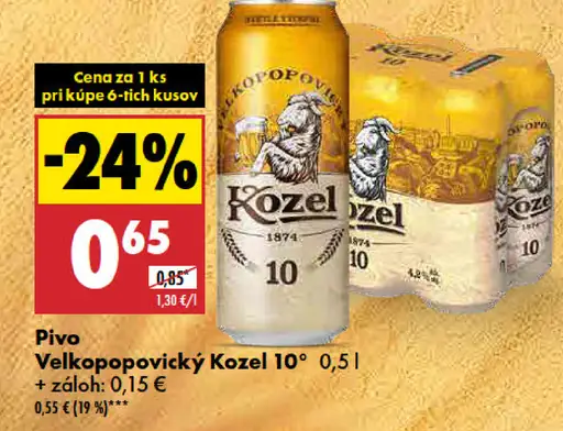 Kozel plechovka