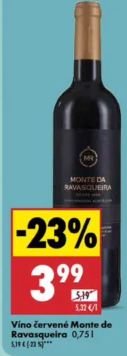Monte de Ravasqueira Vino červené