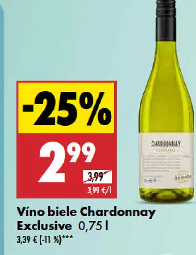 Exclusive Vino biele Chardonnay