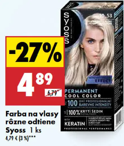 Syoss farba na vlasy