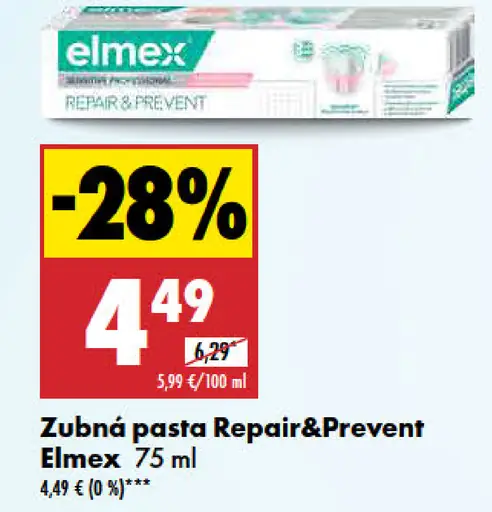 elmex® Sensitive Professional Repair & Prevent zubná pasta