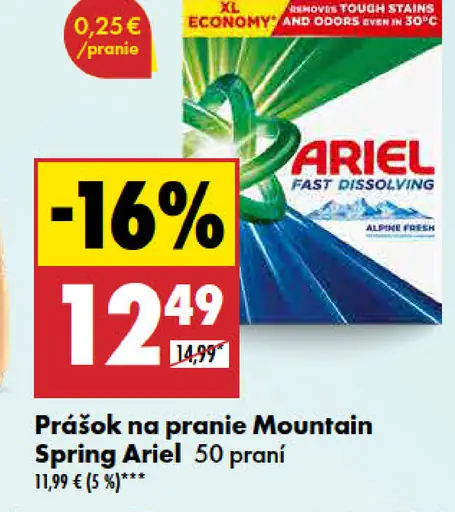 Ariel Prášok na pranie Mountain Spring