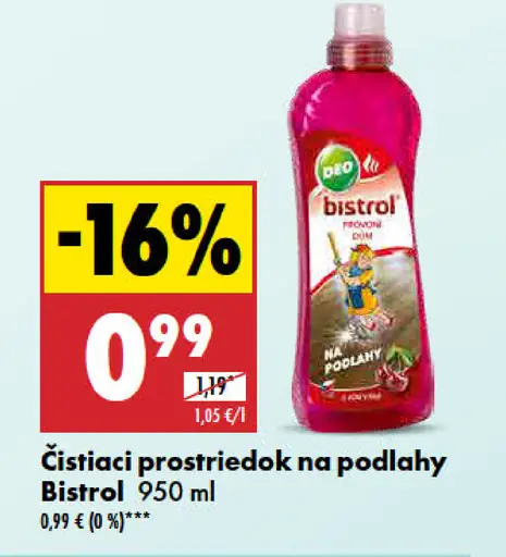 Bistrol Čistič na podlahy