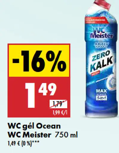 WC Meister WC gél Ocean
