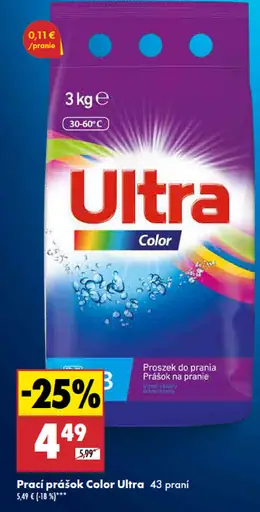 Ultra Prací prášok Color