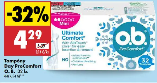 O.B. Tampóny Day ProComfort