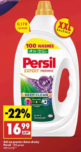 Persil gél na pranie rôzne druhy