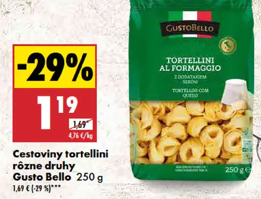 Gusto Bello Cestoviny tortellini