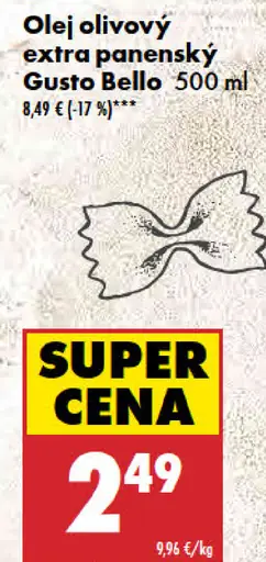 Gusto Bello Olej olivový extra panenský