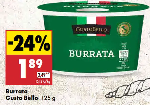Gusto Bello Burrata