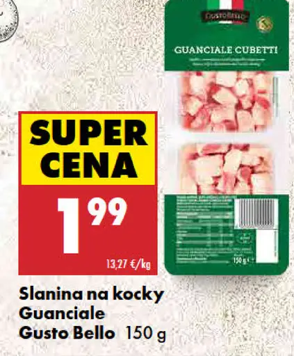 Gusto Bello Slanina na kocky Guanciale